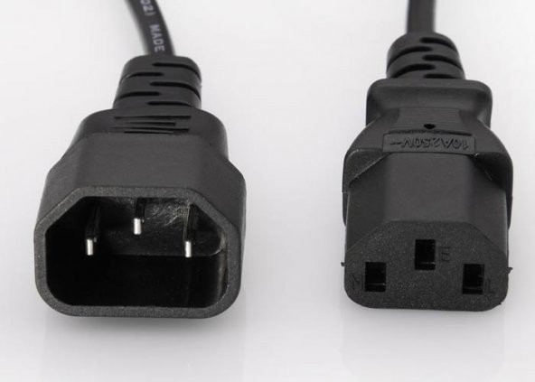 MONİTÖR DİŞİ ERKEK POWER KABLOSU 2,5 METRE ürün görseli 1