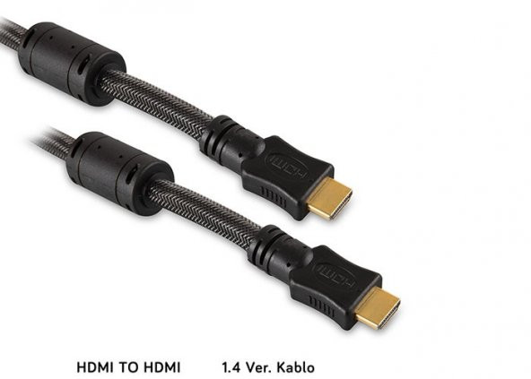 15 METRE HDMI TO HDMI GOLD Altın Uçlu 24K 1.4 Ver. 3D Kablo ürün görseli 1
