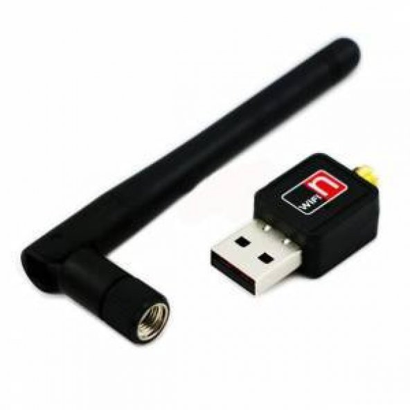 ANTENLİ 300MBPS USB WİFİ KABLOSUZ ALICI DONGLE UYDU WIFI WİFİ ürün görseli 1