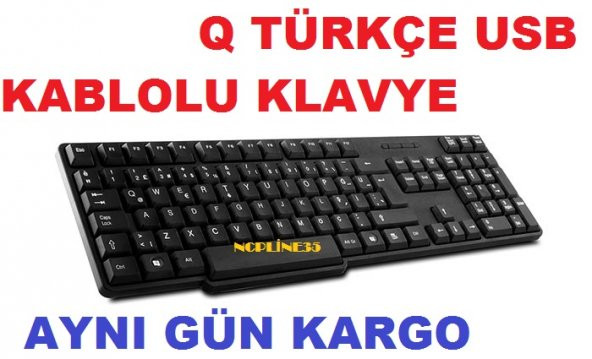 Q KLAVYE TÜRKÇE USB GİRİŞLİ QU-KU q KEYBOARD KILAVYE-USB GİRİŞLİ ürün görseli 1
