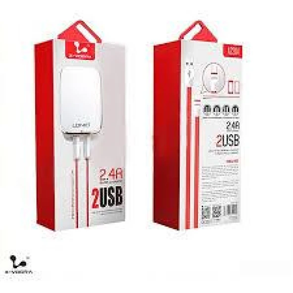 X-Voora 2.4A Çıkışlı Çift Usb Portlu Android Şarj Cihazı ürün görseli 1