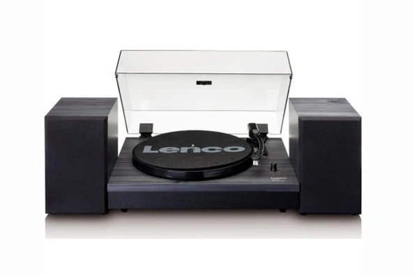 Lenco LS-300BK Siyah Bluetoothlu Pikap Plak Çalar ürün görseli 1