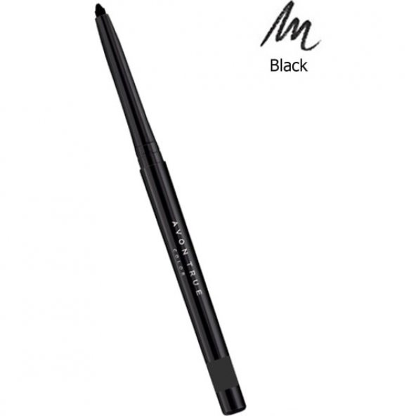 Avon Glimmersticks Açılıp Kapanabilen Göz Kalemi Black ürün görseli 1