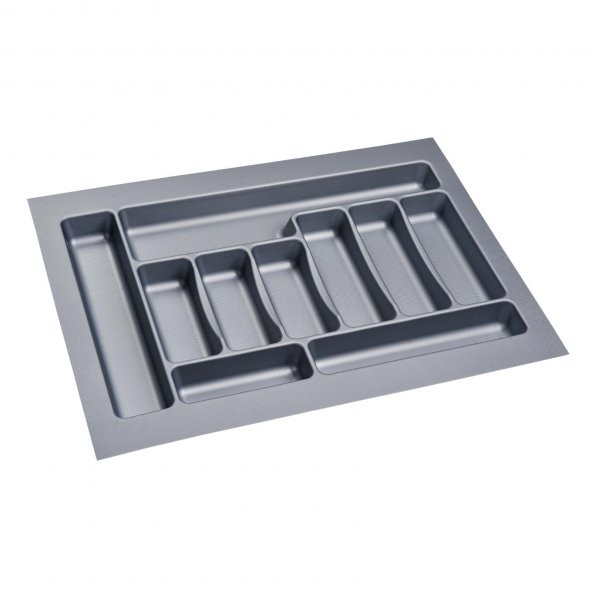 Çekmece İçi Kaşıklık 67 x 49 cm Gri Mutfak Çekmece Düzenleyici ürün görseli 1