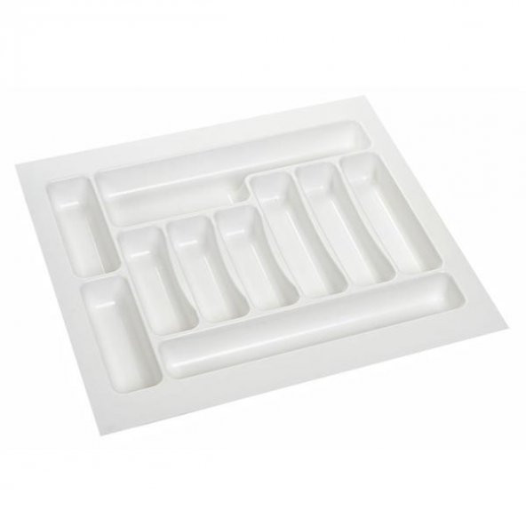 Çekmece İçi Kaşıklık 55 x 49 cm Beyaz  Mutfak Çekmece Düzenleyici ürün görseli 1