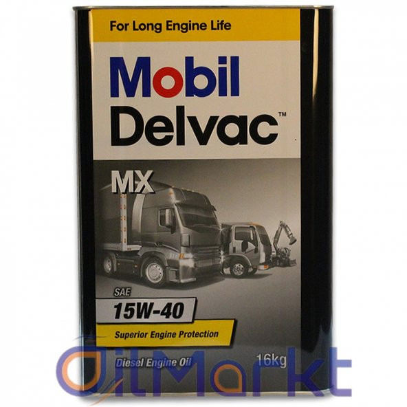 Mobil Delvac MX 15W-40 16 Kg Yüksek Performanslı Dizel Motor Yağı ürün görseli 1