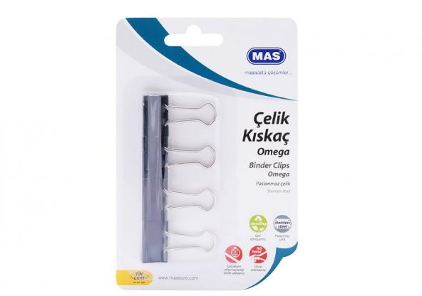 MAS KISKAC OMEGA CELIK 25mm 4 LU BLISTER (926) ürün görseli 1
