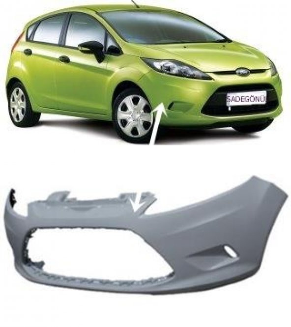 ÖN TAMPON FİESTA 2009/2012 ARASI SİSİZ TİP ürün görseli 1