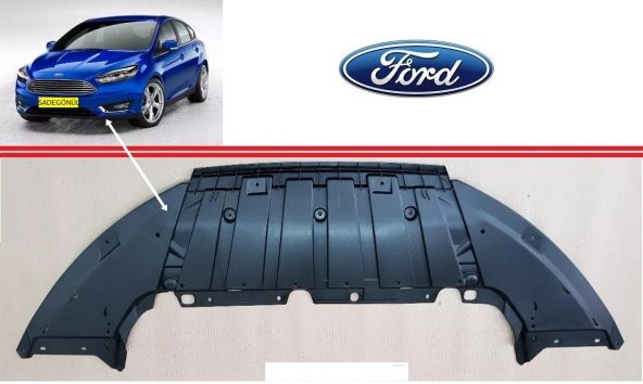 RADYATÖR ALT HAVA DEFLEKTÖRÜ FORD FOCUS 2014-2018 ürün görseli 1