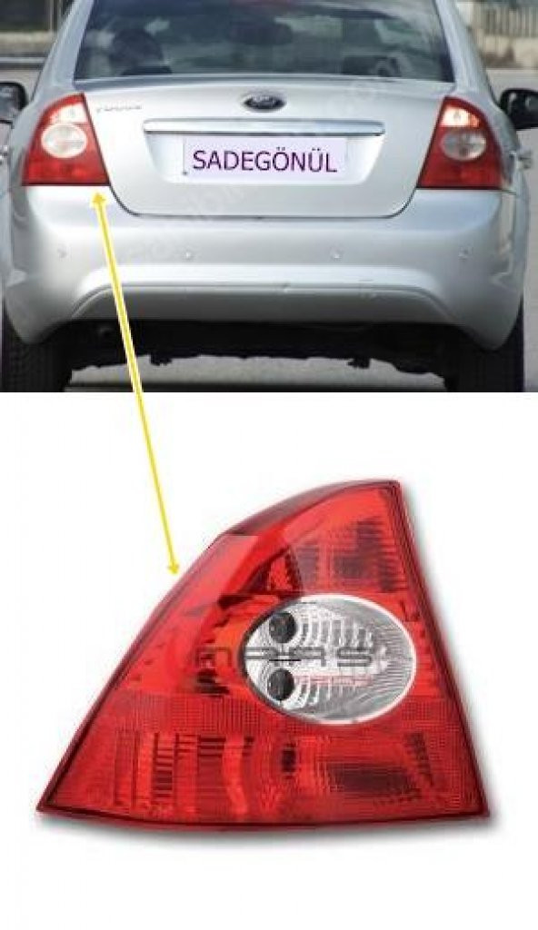 Ford Focus Sedan Sol Arka Stop Lambası 2005-2007 ARASI İTHAL ürün görseli 1