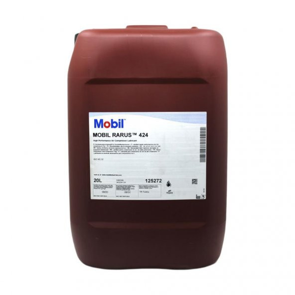 Mobil Rarus 424 20 Lt Üstün Performanslı Hava Kompresörü Yağı ürün görseli 1