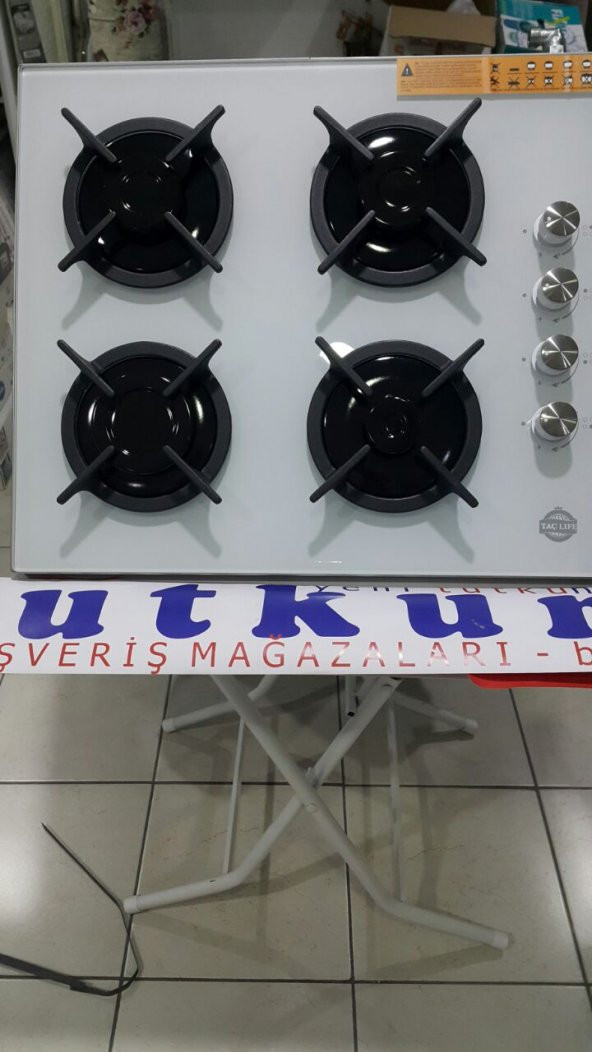 Taç Life Cam Set Üstü Ocak Beyaz NG 12126 ürün görseli 1