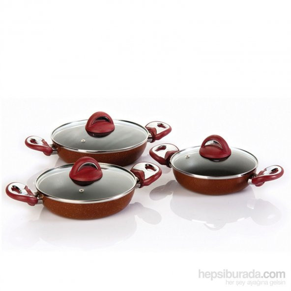 Taç Teflon Granit 3 Lü Omlet Set ürün görseli 1