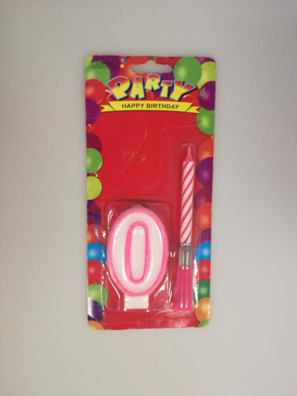 PASTA MUMU RAKAM 0 PEMBE SET ürün görseli 1