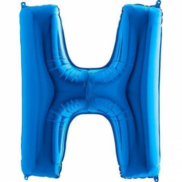 FOLYO BALON H HARF MAVİ 102CM (DÜ 50TL) - Resim 2