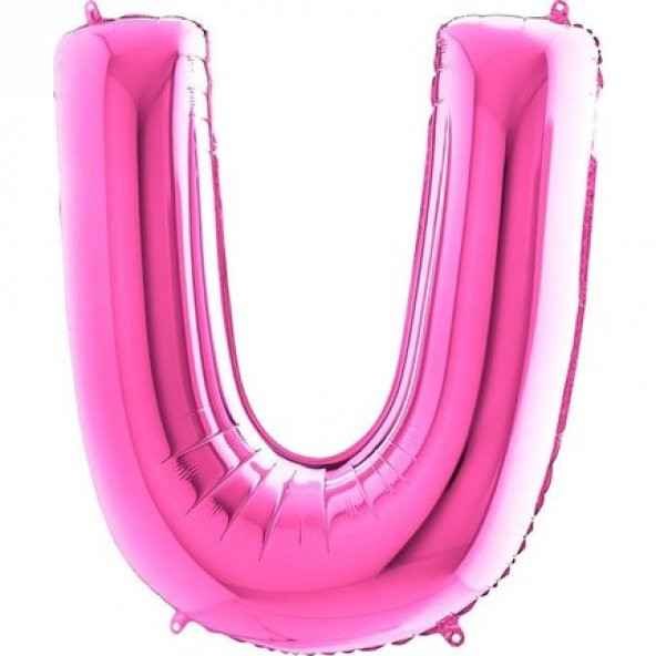 FOLYO BALON U HARF FUŞYA 102CM (DÜ 50TL) ürün görseli 1