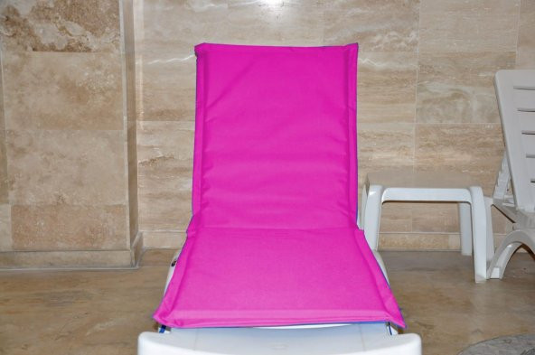 PUFUMO ŞEZLONG MİNDERİ PEMBE - Resim 2