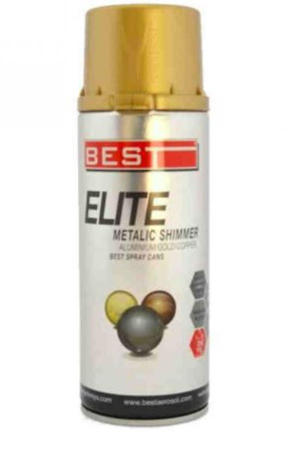 Best Elite Gold / Altın Efekt Sprey Boya 400 Ml ürün görseli 1