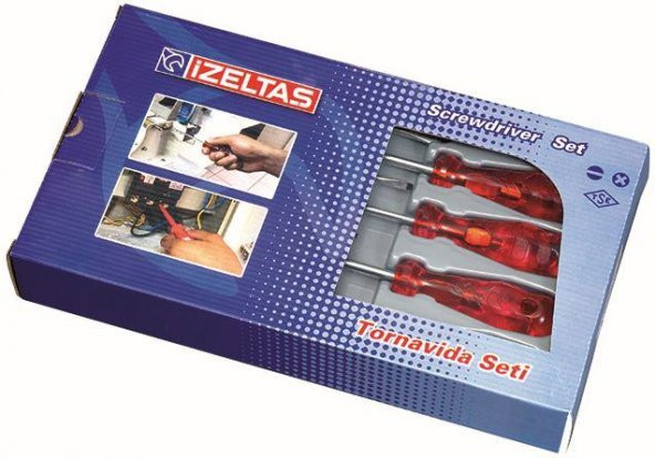 İzeltaş Kraft Seri Tornavida Seti 7 Parça ürün görseli 1