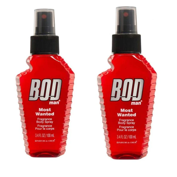 Bodman Most Wanted  Ferah ve Çekici Koku Erkek Vücut Spreyi -100 mL 2 Adet ürün görseli 1