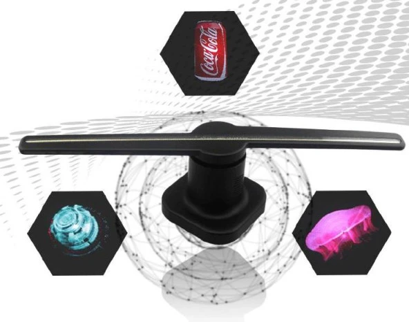 Eclips Holo100 3D Led Hologram Led Fan VantilatörProjeksiyonAleti ürün görseli 1