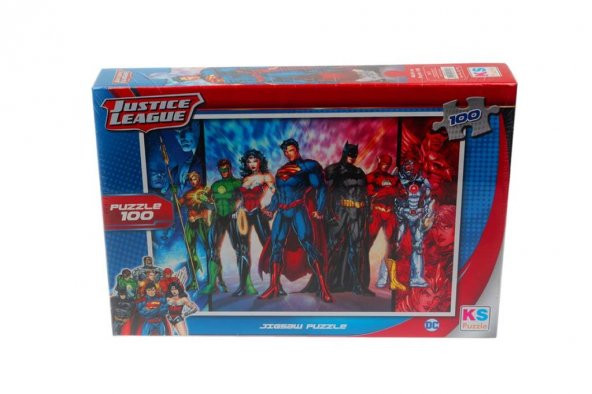Ks Justice League Puzzle 100 Parça - Resim 2
