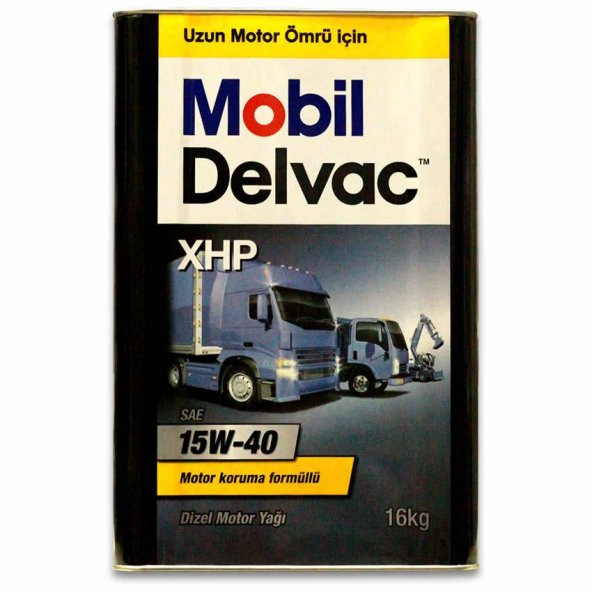 Mobil Delvac XHP 15W-40 16 Kg Yüksek Performanslı Dizel Motor Yağı ürün görseli 1