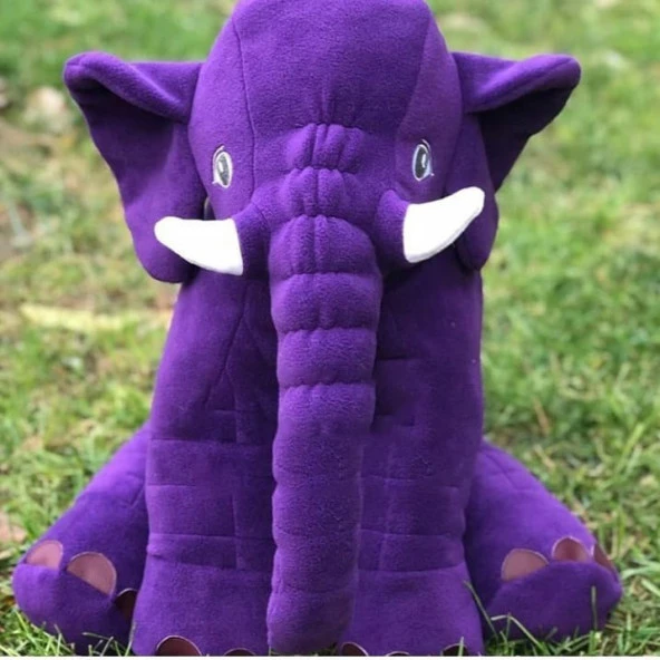 Büyük Uyku Arkadaşı Peluş Fil Pelüş Uyku Fili 60 Cm ürün görseli 1