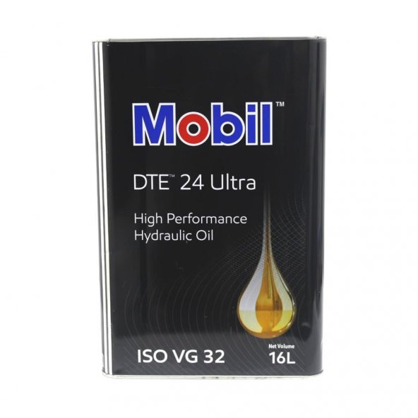Mobil DTE 24 Ultra ISO VG 32 16 Lt Üstün Performanslı Hidrolik Yağ ürün görseli 1