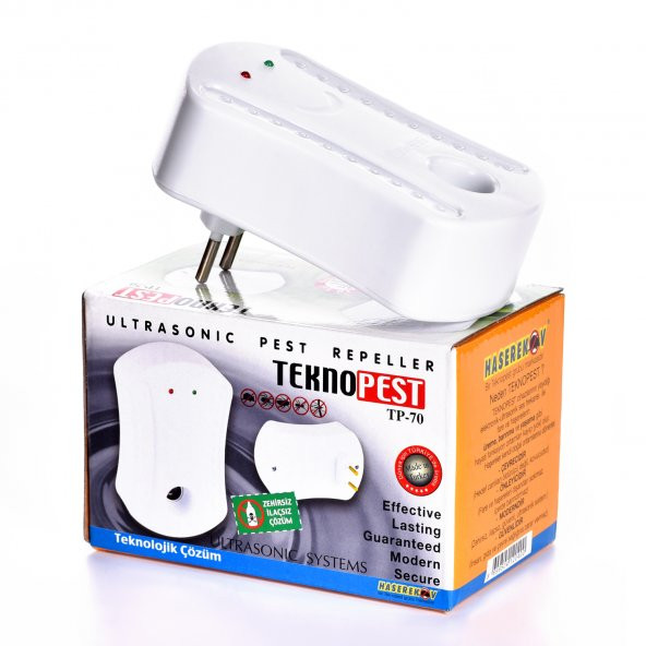 Teknopest TP-70 Ultrasonik Haşere ve Fare Kovucu ürün görseli 1