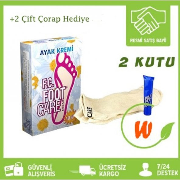 2 ADET Fc.Footcare Ayak Kokusu Giderici Krem Foot Care ürün görseli 1