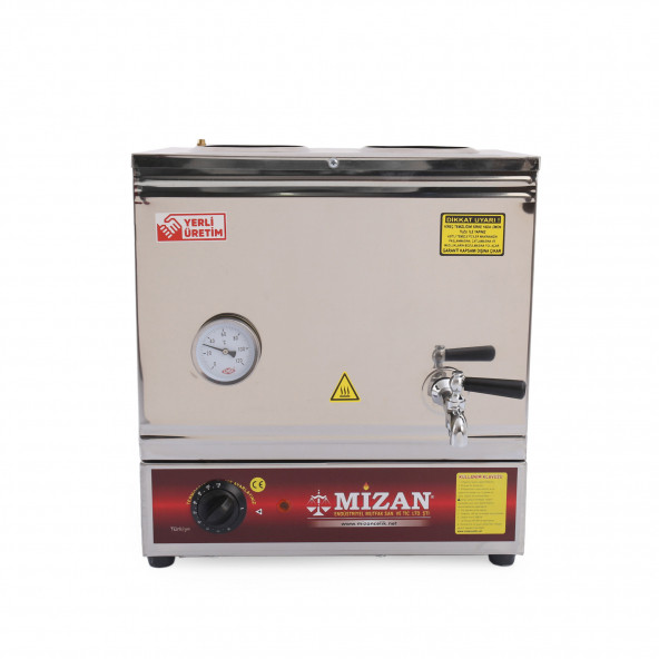 MİZAN 40 Model Çift Demlikli Çay Kazanı Pleytsiz Elektrikli 30 Lt. Çay Ocağı MC217 ürün görseli 1