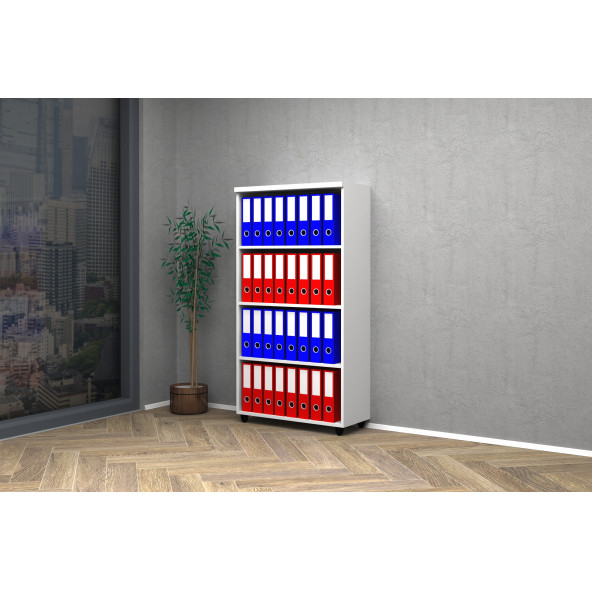 VENA RAFLI OFİS DOSYA DOLABI 80x35x150h ürün görseli 1