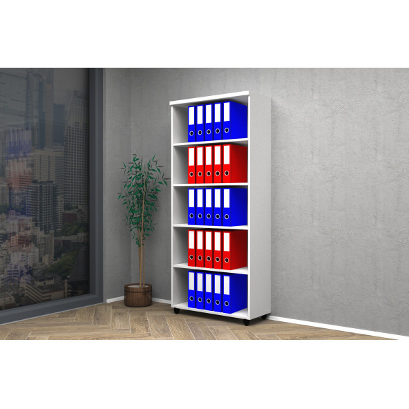 VENA RAFLI OFİS DOSYA DOLABI 80x35x185h ürün görseli 1