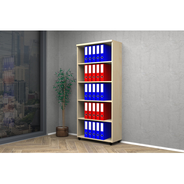 VENA RAFLI OFİS DOSYA DOLABI 80x35x185 ürün görseli 1