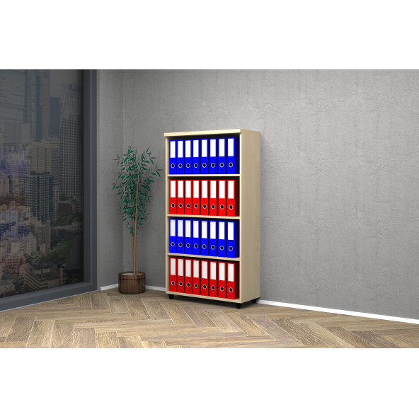 VENA RAFLI OFİS DOSYA DOLABI 80x35x150 ürün görseli 1
