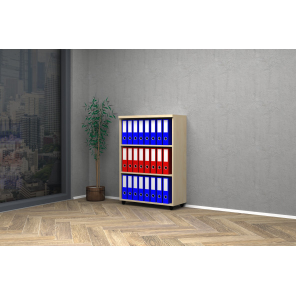 VENA RAFLI OFİS DOSYA DOLABI 80x35x115 ürün görseli 1