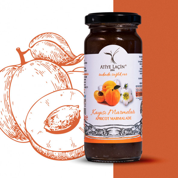 Kayısı Marmelatı 250 gr - Resim 2