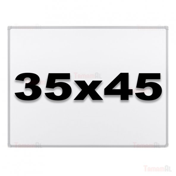 25x35 30x40 35x45 AKYAZI DUVARA MONTE LAMİNAT BEYAZ YAZI TAHTASI ürün görseli 1