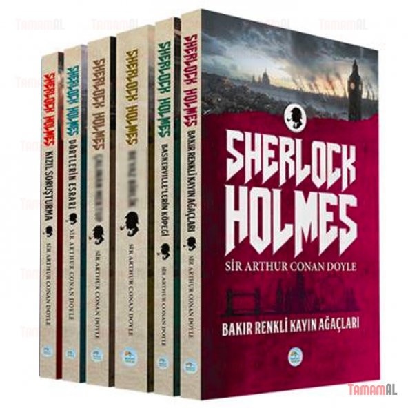 Sherlock Holmes Seti 6 Kitap - Sir Arthur Conan Doyle ürün görseli 1