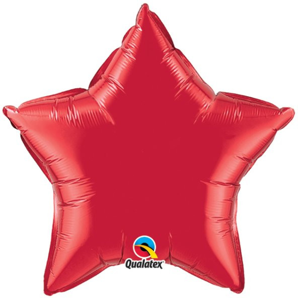 FOLYO BALON YILDIZ KIRMIZI 18 D.Ü 15TL ürün görseli 1