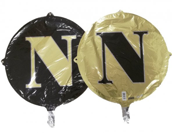 FOLYO BALON HARF N GOLD-SİYAH 18  (DÜ 15TL) ürün görseli 1