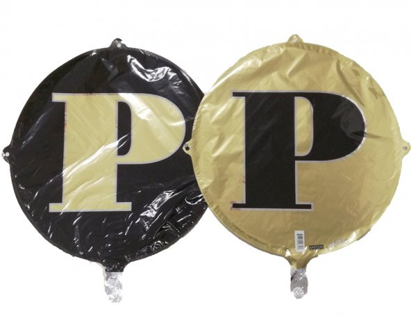 FOLYO BALON HARF P GOLD-SİYAH 18  (DÜ 15TL) ürün görseli 1