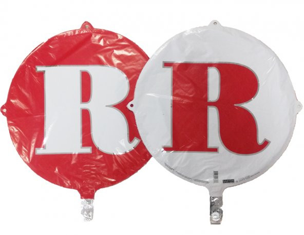 FOLYO BALON HARF R KIRMIZI-BEYAZ 18  (DÜ 15TL) ürün görseli 1