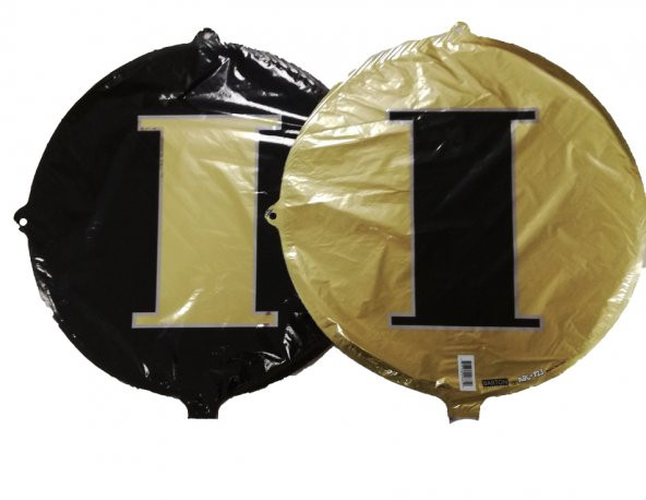 FOLYO BALON HARF I GOLD-SİYAH 18 (DÜ 15TL) ürün görseli 1