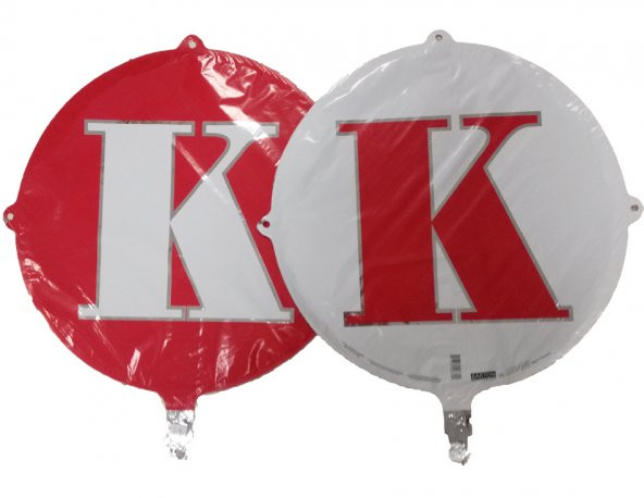 FOLYO BALON HARF K KIRMIZI-BEYAZ 18 (DÜ 15TL) ürün görseli 1