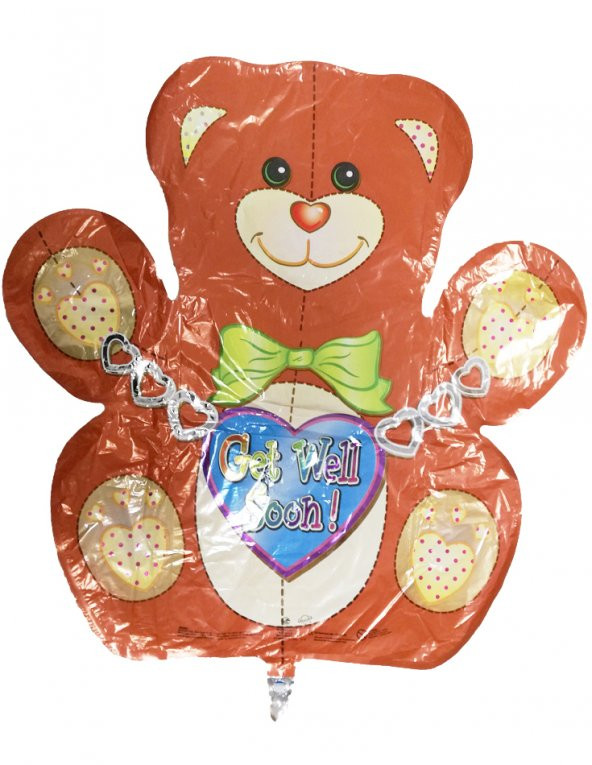 FOLYO BALON AYICIK GET WELL SOON! D.Ü:20TL ürün görseli 1