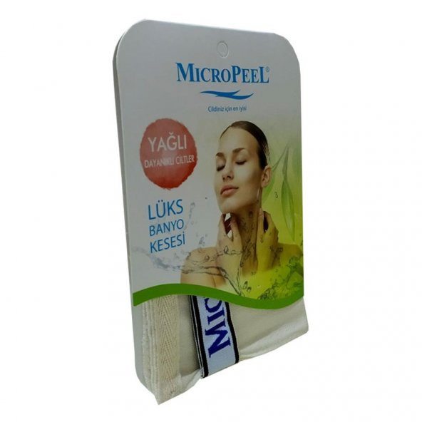 Micro Peel İpek Kese Yağlı Ciltler İçin Banyo Kesesi 16CMX24CM ürün görseli 1
