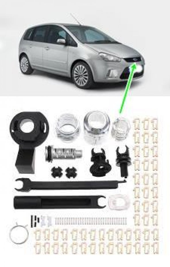 KAPUT KİLİT ŞİFRE TAKIMI 2008-2010 FORD CMAX ürün görseli 1