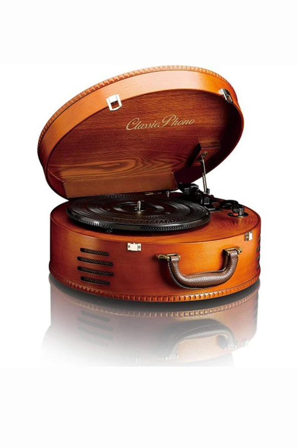 Lenco Classic Phono Tt-34 Ahşap Pikap Plak Çalar ürün görseli 1